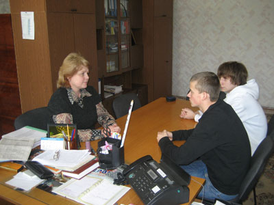  Встреча с директором МОУ – Средней школы №1 Шалимовой Т. И.
